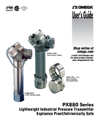Thumbnail of document Manual - PX880-300GI Industrial, Intrinsically Safe Press. Transmitters